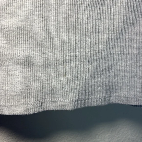 Pacsun Gray Ribbed Cropped Top Bra size medium - Picture 4 of 4